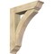 Ekena Millwork Thorton Traditional Rough Sawn Bracket w/ Offset Brace, Douglas Fir, 8"W x 34"D x 42"H BKT0806X34X42THR01RDF - alternate 1
